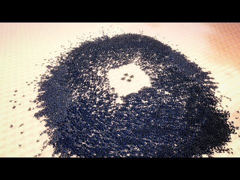 40 Modern Soldiers vs 40000 Knights | 10000 RPM Guns | Ultimate Epic Battle Simulator | UEBS