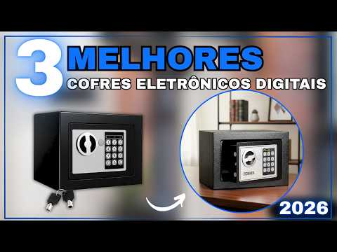 TOP3 Cofres Eletrônicos Digitais 2026: Contelux 31x20x20, Forkis FK-CF007 ou Giant Innovation