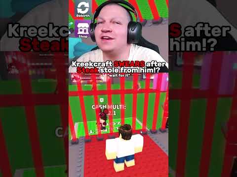 kreekcraft SWORE after STEAK stole his brainrot..