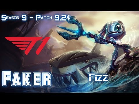 T1 Faker FIZZ vs SYLAS Mid - Patch 9.24 KR Ranked