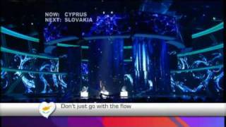 Eurovision 2009 Moscow - Semi final - Cyprus - Christina Metaxa - Firefly