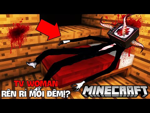 KayyXD - TV WOMAN CAN'T STOP "MOUNATING" EVERY NIGHT IN MINECRAFT VILLAGE AND THE MYSTERIOUS SCARY STORY BEHIND!!?