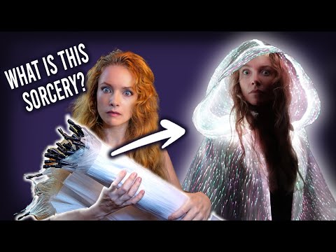 I made a ghost cape out of light