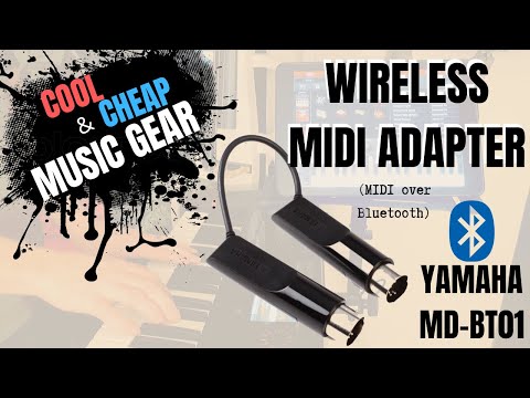 Wireless Midi Adapter - Yamaha MD-BT01 - Midi Over Bluetooth