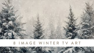 Christmas TV Art Screensaver | Vintage Winter Holiday Art For Your TV | 8 Images for 2 Hours 2024