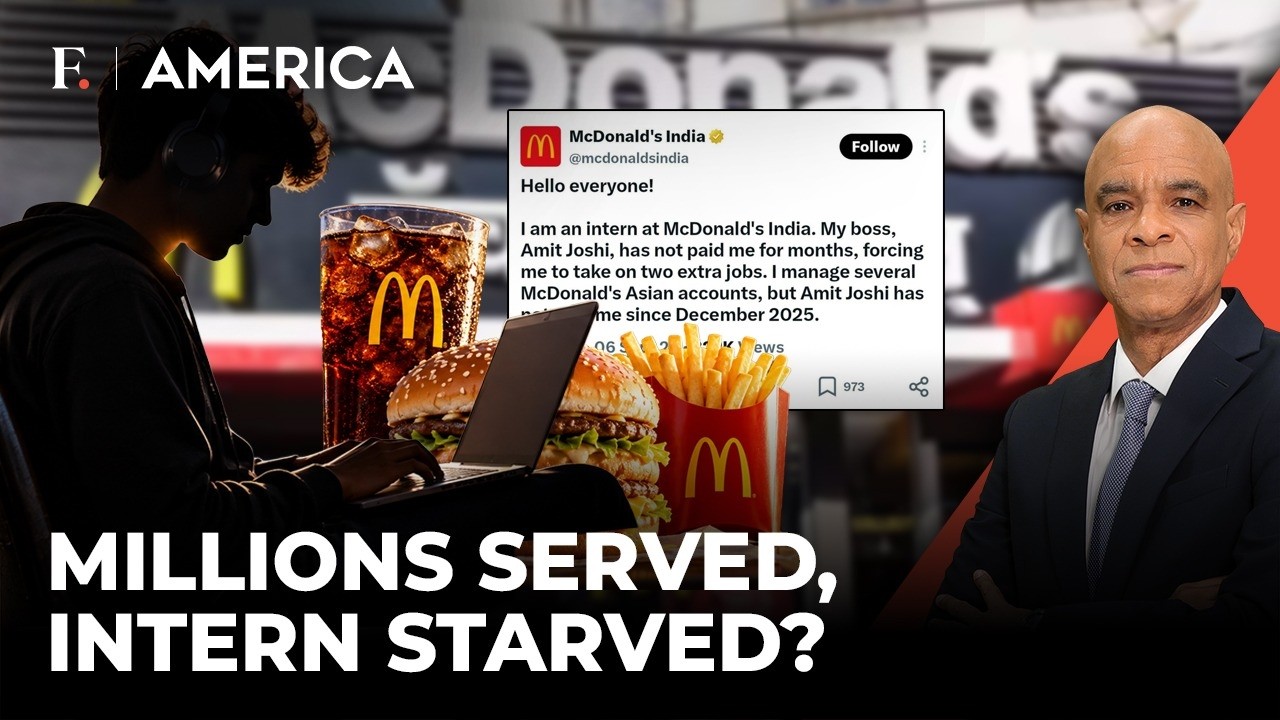 McDonald's India X Account Shares Intern's Unpaid Salary Claim, Later Deleted | Firstpost America
