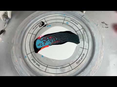 350. Sheleeart  Fluid Artist - Fiery Red Experiment