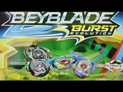 BEYBLADE BURST EVOLUTION! Star Storm Battle Set Unboxing & Review - Genesis Valtryek V3 & Satomb S3