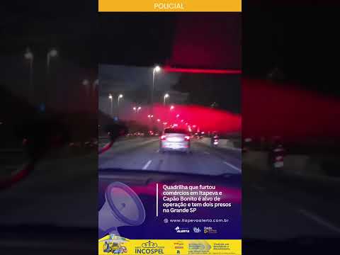 Quadrilha que furtou comércios em Itapeva e Capão Bonito é alvo de operação e tem dois presos