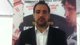 preview picture of video 'Marco Bortolami alla conferenza di presentazione di ZEBRE Vs Terremoto di Reggiolo (RE)'