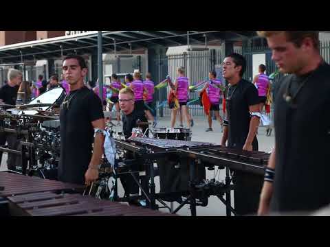 Cavaliers   DCI Finals 2016   Front Ensemble Warmup
