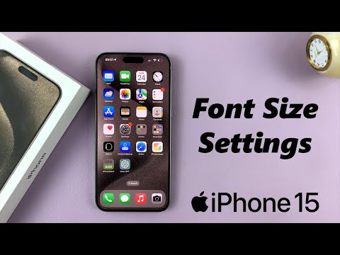 How To Change Font Size On iPhone 15 & iPhone 15 Pro