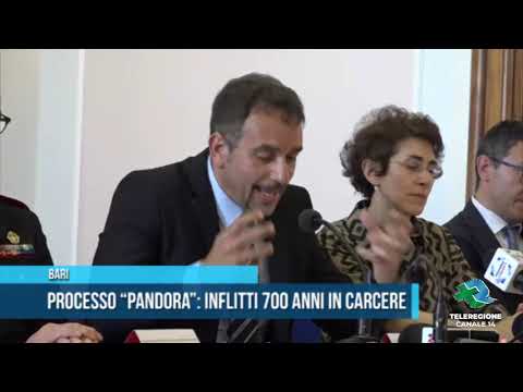 Bari Processo Pandora inflitti 700 anni in carcere TG Teleregione 29 01 2020 1
