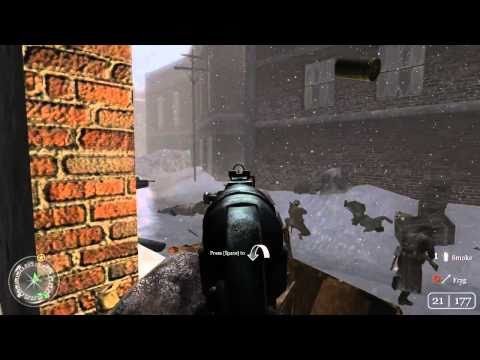 Call of Duty 2 Walkthrough HD Part 6 (Level 3 - Repairing the Wire) Veteran Difficulty
