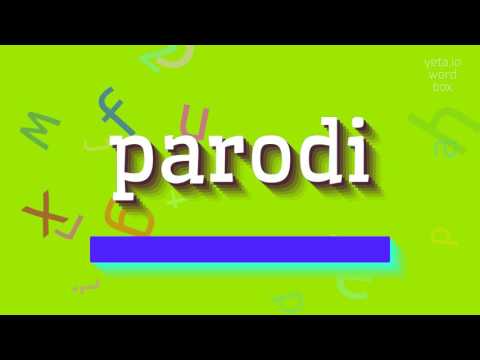 How to say "parodi"! (High Quality Voices)