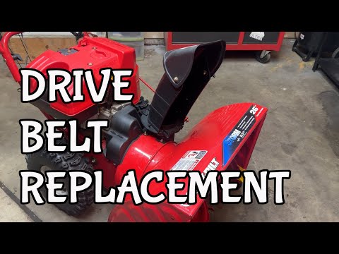 How to change the drive belt on your Troy-Bilt Storm Snowblower