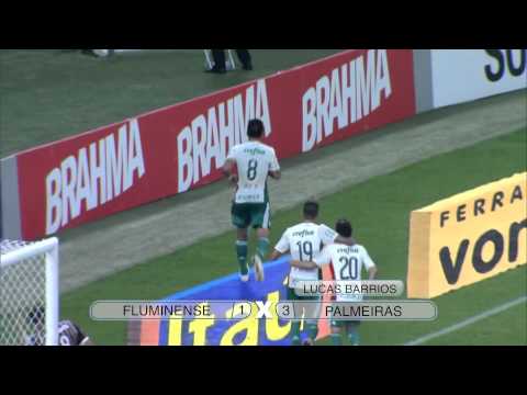 Gols - Brasileirão: Fluminense 1 x 4 Palmeiras