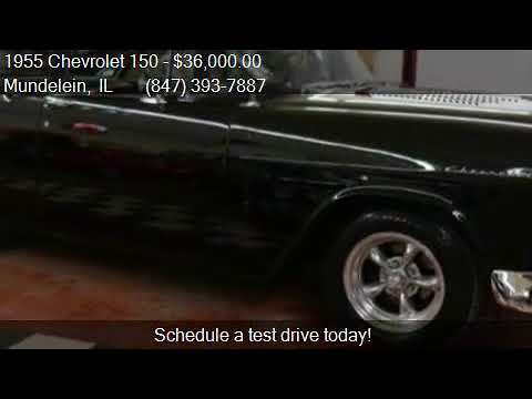 1955 Chevrolet 150 -NICE BLACK PAINT- FRESH DEL RAY INTERIOR