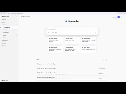 See the Researcher Agent in Microsoft 365 Copilot—Now with Model Choice