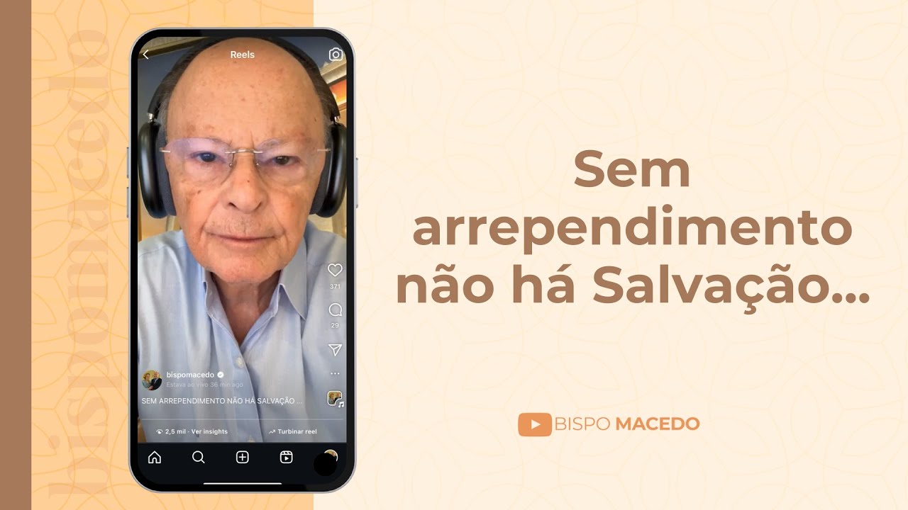 Sem arrependimento não há Salvação... - Meditação Matinal 03/06/25