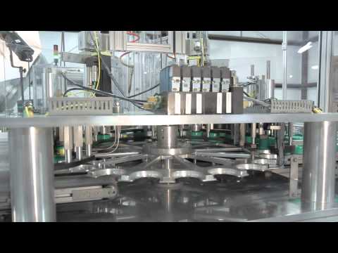 TZ120 running detergent caps. 150 lables a minute. Heat Transfer ( Therimage ) Video 6