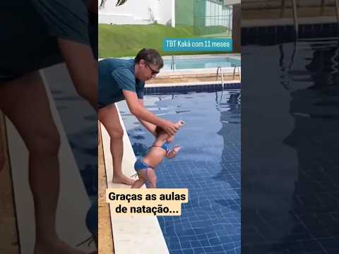 Ela se livrou de um afogamento, graças aa aulas de natação... #nataçãoinfantil #piscinas #shorts