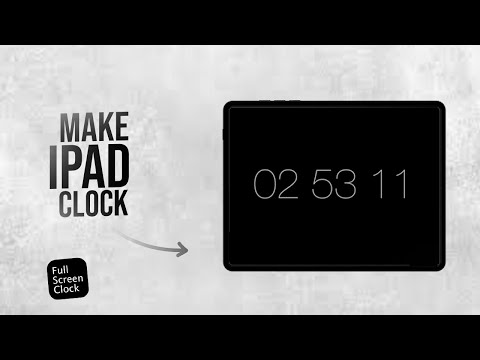 How to Make iPad a Clock (tutorial)