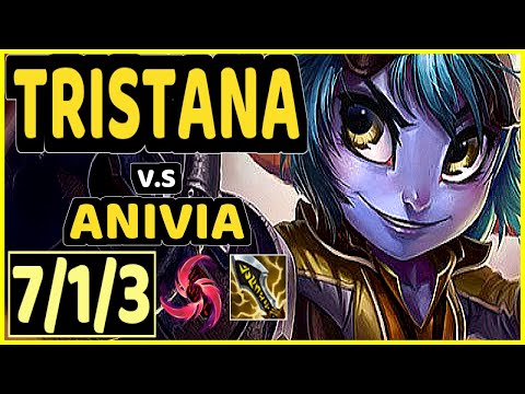 LVSYAN (TRISTANA) vs ANIVIA - QUADRAKILL 7/1/3 KDA MID GAMEPLAY - EUW Ranked DIAMOND
