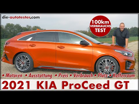 KIA ProCeed GT 1.6 T-GDI 100 km Verbrauch Test (204 PS) Fahren Motor Ausstattung Preis 2020 Deutsch