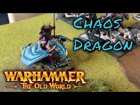 Warhammer the Old World Tournament Battle Report Orcs and Goblins vs Chaos Dragon