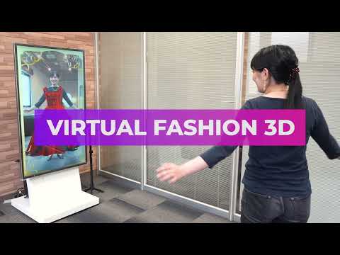 Virtual Fashion 3D　３次元衣装の仮想試着デモ