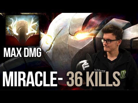 9547MMR Miracle- INSANE Sven - 36 KILLS - EPIC 5Man RP Combo