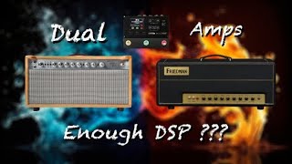 『HX Stomp』 Can it handle dual amps? Let's find out! (No Talking)