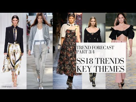 SPRING SUMMER FASHION TRENDS ss18: KEY ITEMS Part 3/4