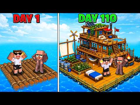 We Survived 100 Days on a RAFT..