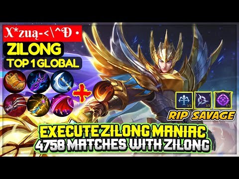 EXECUTE ZILONG MANIAC, 4758 Matches With Zilong [ Top 1 Global Zilong ] X*zuą-⧼\^Đ • Video