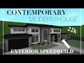 22K Modern Contemporary House SPEEDBUILD LAYOUT INCLUDED (Welcome To Bloxburg)