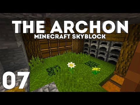 ►The Archon Skyblock - Ep. 7: COZY CAVE! (Minecraft 1.13.2)◄