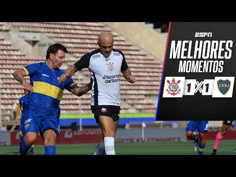 CORINTHIANS e BOCA JUNIORS ficam só no empate em jogo comemorativo da final da LIBERTADORES de 2012