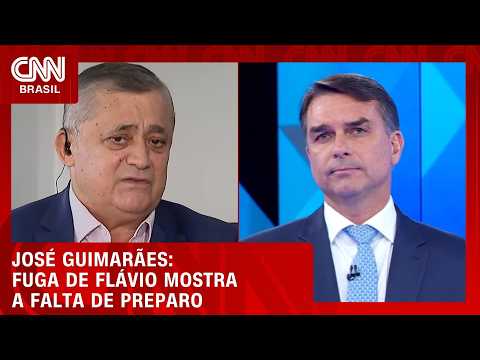 Em entrevista à CNN, Guimarães comenta sobre fuga de Flávio Bolsonaro; veja | CNN 360°