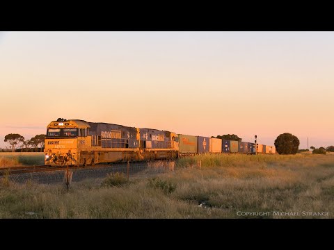 4MA5 Pacific National Intermodal Container Freight (25/11/2020) - PoathTV Australian Trains