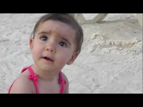 Kyra chillin' on the beach in Mexico