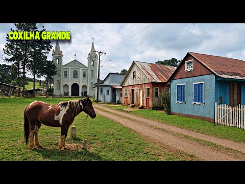 UM POVOADO QUE PARECE O VELHO OESTE MUITO DISTANTE NO INTERIOR /Coxilha Grande vacarias rs 