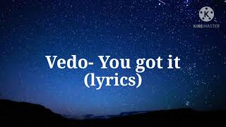 Vedo - You Got It (Lyrics)