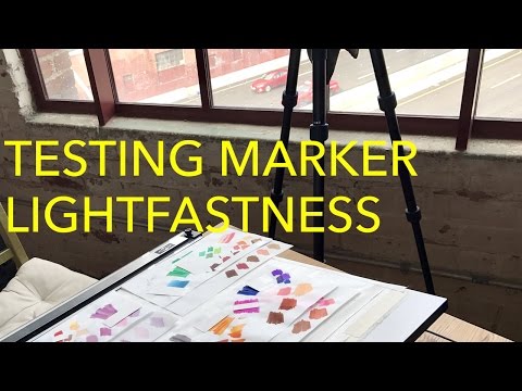 Testing Marker Lightfastness