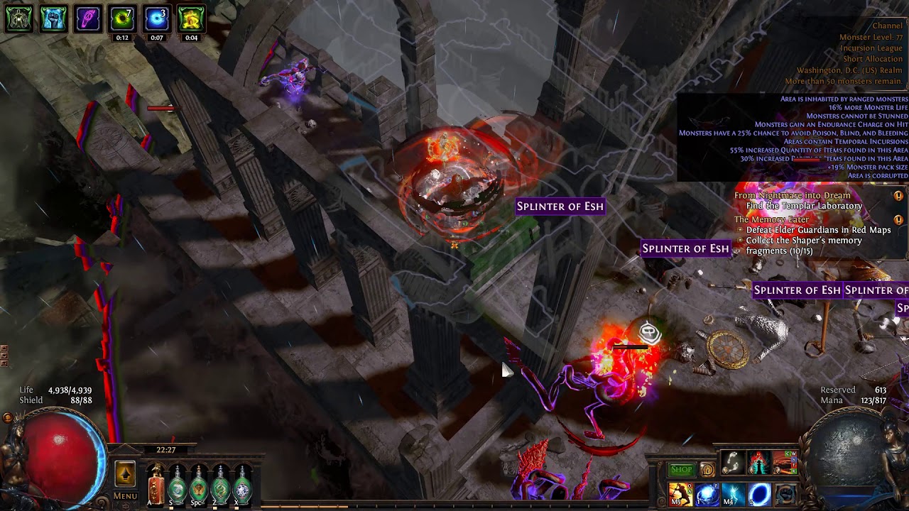 3.3] Prismatic Huge Cyclone is Affordable in Incursion - DEADEYE - PoE 3.3 build - Build of Exile