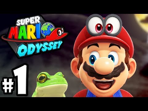 Super Mario Odyssey - Nintendo Switch Gameplay Walkthrough PART 1: Bowser & Peach Opening + Cappy