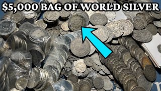 $5,000 SILVER COIN HAUL FROM EUROPE (NAPOLEON!) - Unboxing a Massive Batch of 1800s & Up World Coins