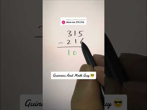 Subtraction Shortcut Trick