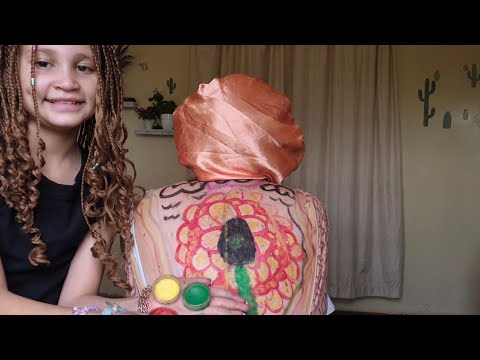 Ultra Calming ASMR | Skylar’s Back Painting Ritual for Pure Relaxation